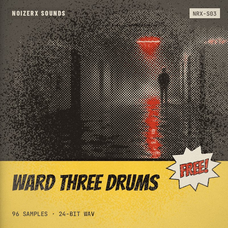 Ward Three drums sample pack artwork