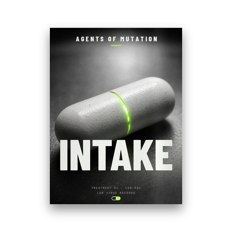 Poster of the Treatment 01 capsule on its steel tray